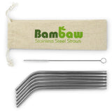 Stainless Steel Straws 6 pcs/pack